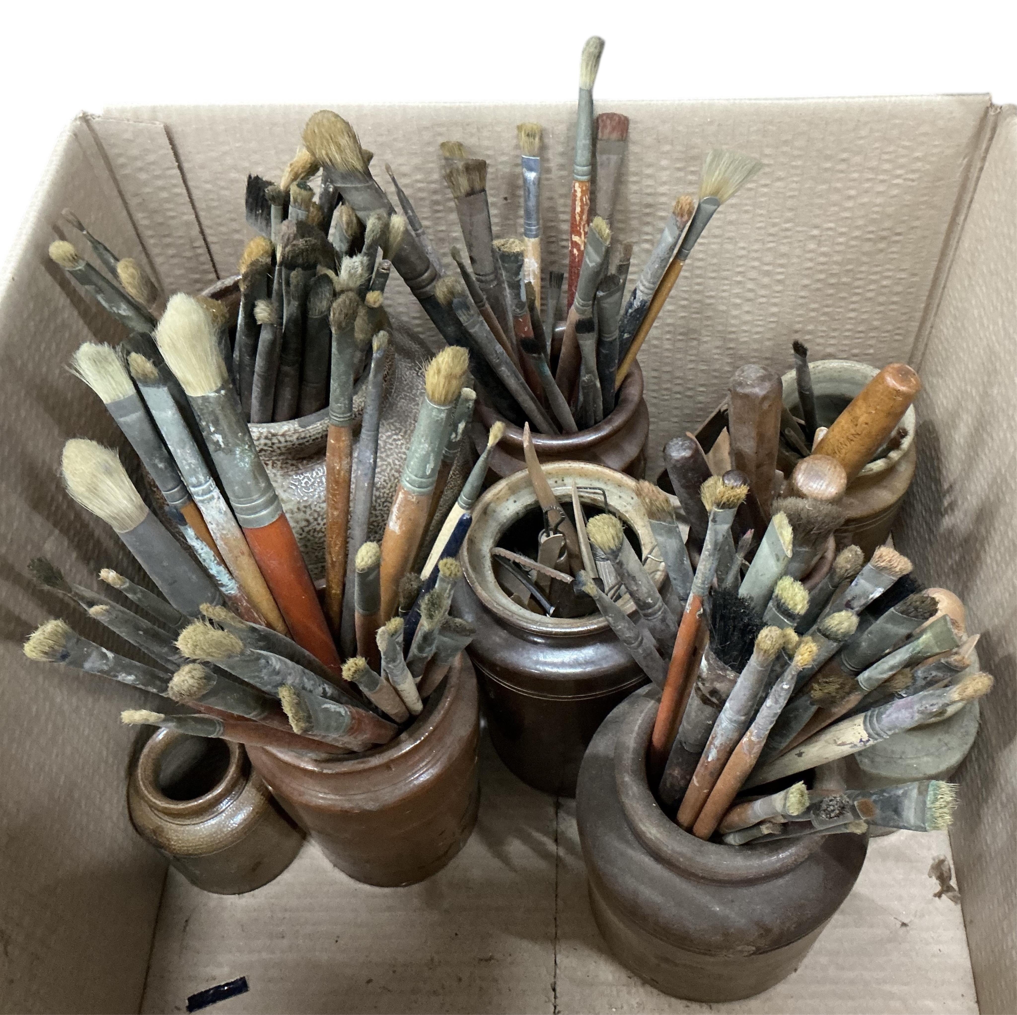 A quantity of assorted mid century drawing and artist's implements